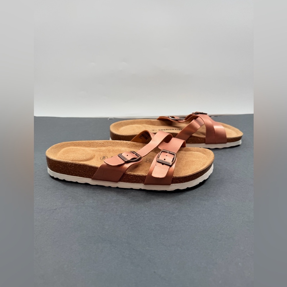 NWOT Cushionaire Liza Cork Footbed Sandals - Picture 8 of 10